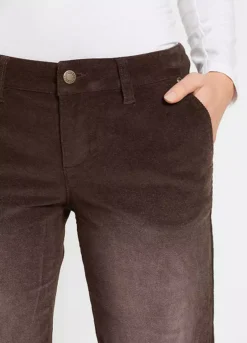 Wide Leg Cord Trousers -Mesh Sleeve Shop Wide Leg Cord Trousers941657FRSP W03