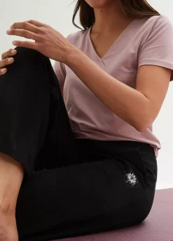 Wide Leg Jersey Trousers -Mesh Sleeve Shop Wide Leg Jersey Trousers916985FRSP W03