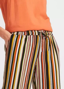 Wide Leg Palazzo Pants -Mesh Sleeve Shop Wide Leg Palazzo Pants945872FRSP W02