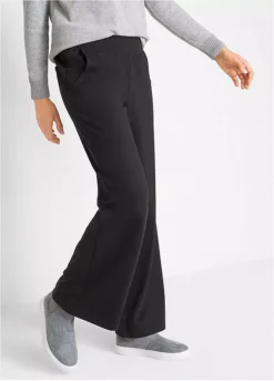 Wide Leg Ponte Trousers