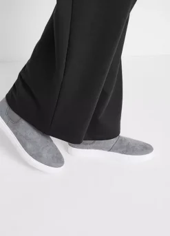 Wide Leg Ponte Trousers -Mesh Sleeve Shop Wide Leg Ponte Trousers964644FRSP W02