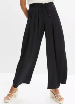 Wide Leg Satin Culottes