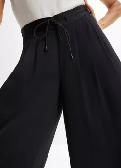 Wide Leg Satin Culottes -Mesh Sleeve Shop Wide Leg Satin Culottes945435FRSP W02