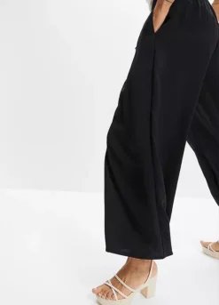 Wide Leg Satin Culottes -Mesh Sleeve Shop Wide Leg Satin Culottes945435FRSP W03