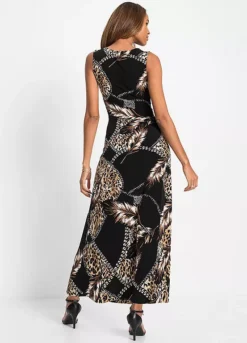 Zip Maxi Dress -Mesh Sleeve Shop Zip Maxi Dress945231FRSP W01