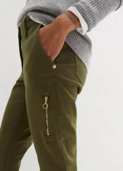 Zip Pocket Trousers -Mesh Sleeve Shop Zip Pocket Trousers973207FRSP W02