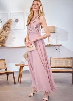 Bonprix Chiffon Dress -Mesh Sleeve Shop bonprix Chiffon Dress959653FRSL