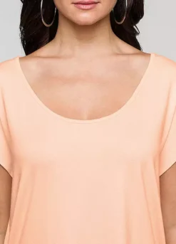 Bonprix Crochet Back T-Shirt -Mesh Sleeve Shop bonprix Crochet Back T Shirt932327FRSP W03