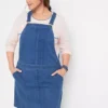 Bonprix Denim Pinafore -Mesh Sleeve Shop bonprix Denim Pinafore968659FRSB