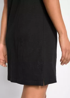 Bonprix Embroidered Tunic Dress -Mesh Sleeve Shop bonprix Embroidered Tunic Dress914260FRSP W03