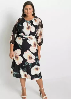 Bonprix Floral Midi Dress