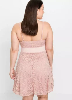 Bonprix Lace Shell Dress -Mesh Sleeve Shop bonprix Lace Shell Dress978009FRSB W01