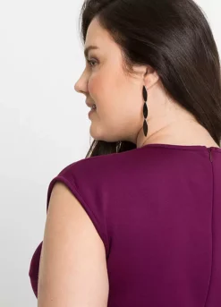 Bonprix Lattice Strap Dress -Mesh Sleeve Shop bonprix Lattice Strap Dress924964FRSB W02