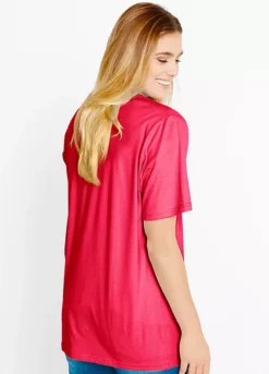 Bonprix Pack Of 5 Essential V-Neck T-Shirts -Mesh Sleeve Shop bonprix Pack of 5 Essential V Neck T Shirts920494FRSP W02