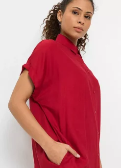 Bonprix Shirt Dress -Mesh Sleeve Shop bonprix Shirt Dress939548FRSP W02